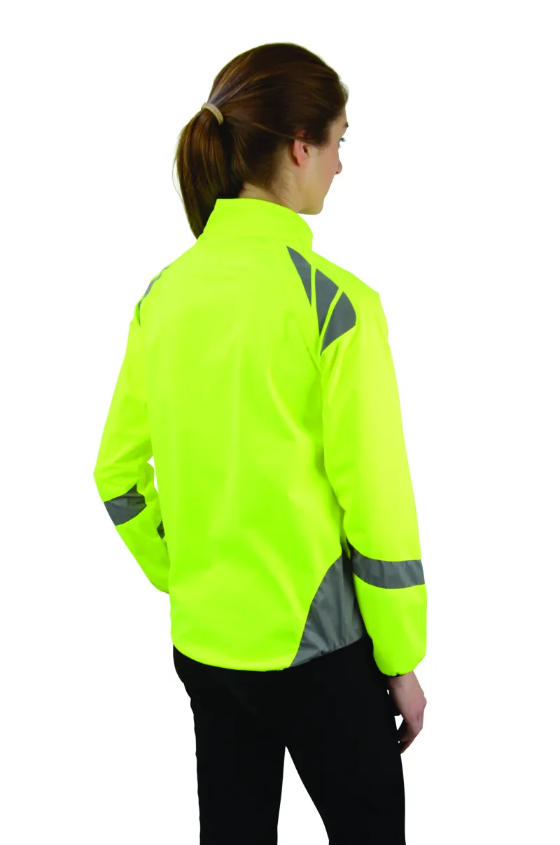 Hy Equestrian Reflector Jacket - Yellow-1